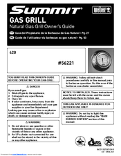 Weber Summit 56221 Owner's Manual