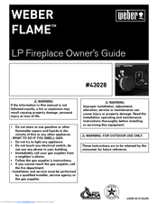 Weber FLAME Owner's Manual