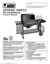 Weber 98642 Owner's Manual