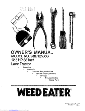 Weed Eater CHD12538C Owner's Manual