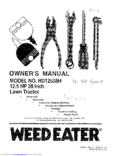 Weed Eater 166301 Owner's Manual