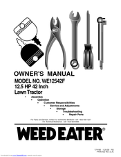 Weed Eater 174193 Owner's Manual