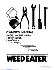 Weed Eater 177599 Owner's Manual