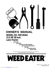 Weed Eater 178106 Owner's Manual