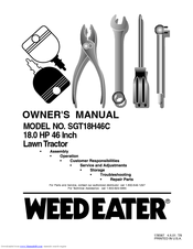 Weed Eater 178387 Owner's Manual