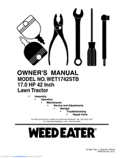 Weed Eater 191064 Owner's Manual
