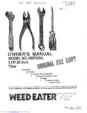 Weed Eater 147941 Owner's Manual