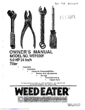 Weed Eater 164849 Owner's Manual