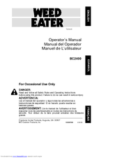 Weed Eater 530087638 Operator's Manual