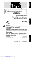 Weed Eater 545117506 Instruction Manual
