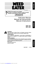 Weed Eater 545137297 Instruction Manual