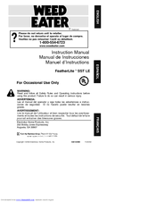 Weed Eater Featherlite 530163363 Instruction Manual