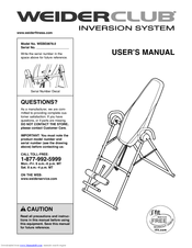 Weider WEBE0878.0 User Manual