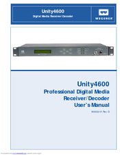 Wegener UNITY4600 User Manual