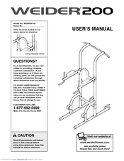 Weider WEBE09140 User Manual
