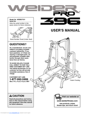 Weider Pro 396 Bench User Manual