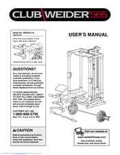 Club weider discount 565 power rack