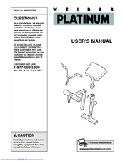 Weider platinum plus home gym manual sale