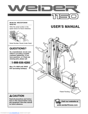 Weider 1150 WECCSY24540 User Manual