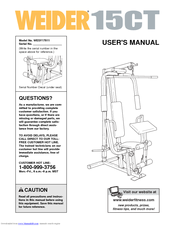 Weider 15CT User Manual
