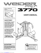 Weider WESY37530 User Manual