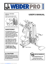 Weider pro 3550 weight machine sale