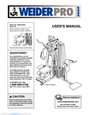 Weider PRO 3650 User Manual