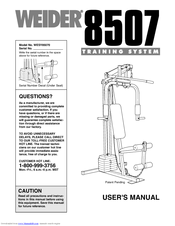 Weider WESY85070 User Manual