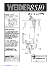 Weider 8510 Manuals ManualsLib