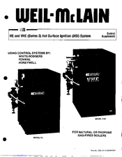 Weil-McLain HE Series 3 Control Supplement