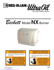 Weil-McLain Beckett NX User Manual