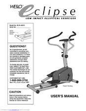 Weslo WLEL36070 User Manual