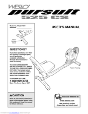 Weslo WLEX14910 User Manual