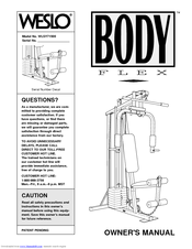 Weslo Body Flex Owner's Manual