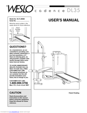 Weslo WLTL46080 User Manual