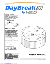 Daybreak Fitness Daybreak 860 WLHS86090 User Manual