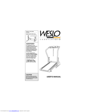 Weslo cadence 1010 outlet treadmill