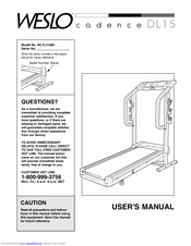 Weslo WLTL41580 User Manual