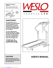 Weslo WLTL54081 User Manual