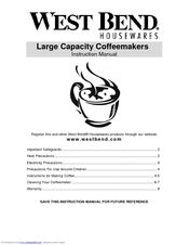 West bend 33600 Manuals | ManualsLib