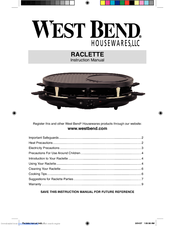West Bend 6130 Instruction Manual