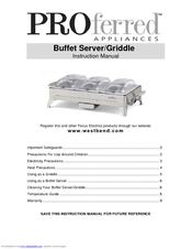 West Bend PROferred L5673 Instruction Manual