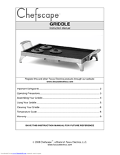 ChefScape Chefscape PRGD900 Instruction Manual