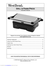 West Bend L5789 Instruction Manual