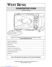 West Bend 74706 Instruction Manual