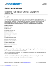 Westcott 4896 Setup Instructions