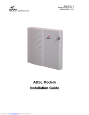 Westell Technologies ADSL Modem 36R515 Installation Manual
