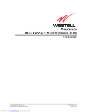 Westell 2110 User Manual