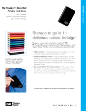 Western Digital Portable Hard Drive Brochure