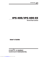 WTI IPS-400-CE User Manual